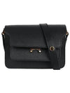 Trunk Saffiano Leather Shoulder Bag Black - MARNI - BALAAN 2