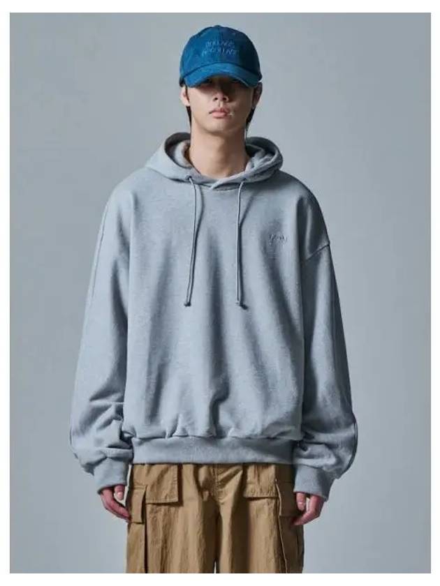 Core Essential Jersey Hoodie Hooded Sweatshirt Gray Domestic Product GM0024070243857 - JUUN.J - BALAAN 1