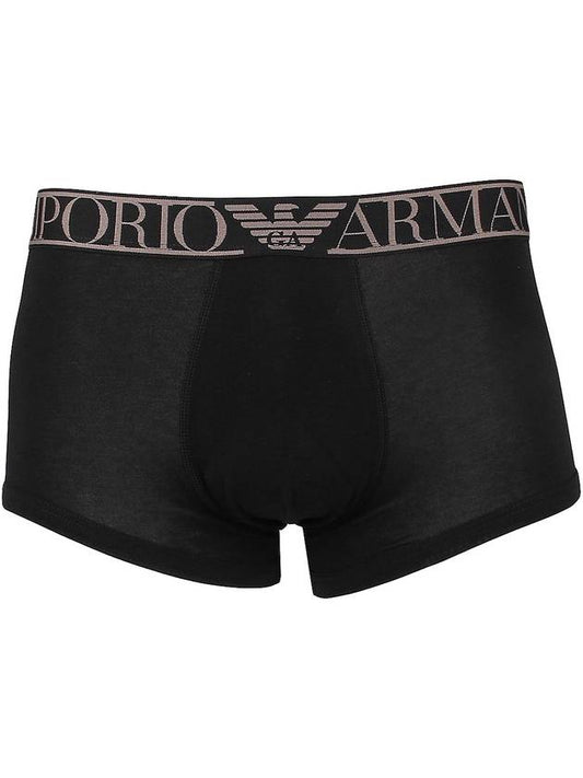 Men's Logo Band Briefs Black - EMPORIO ARMANI - 1