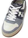 Match Suede Low Top Sneakers Light Blue - FENDI - BALAAN 8