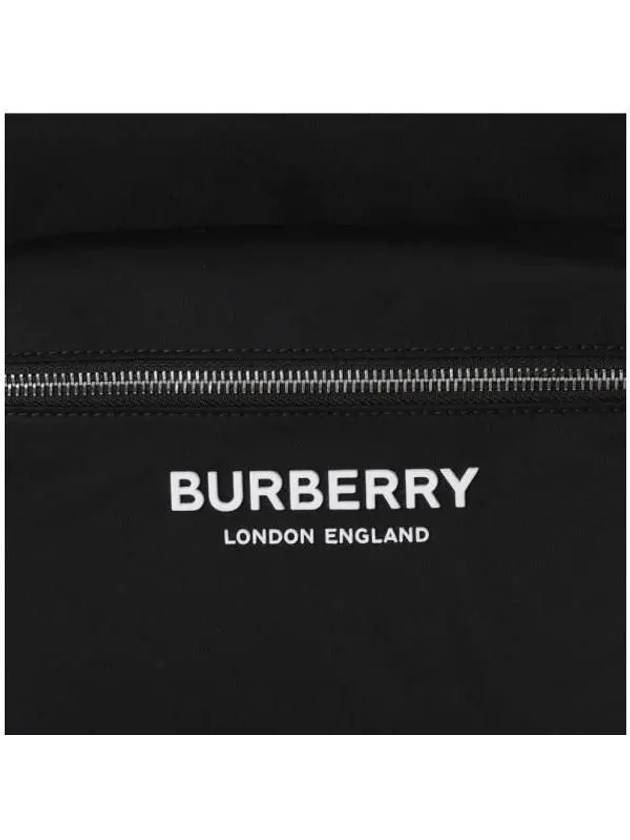 Logo Print Nylon Backpack Black - BURBERRY - BALAAN 6