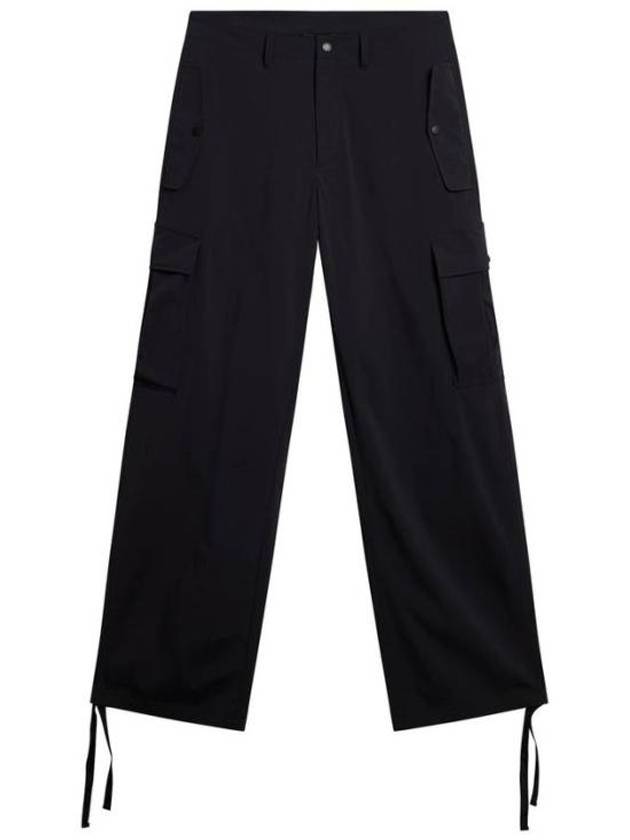 Men's Cosmo Tech Cargo Wide Pants Black - J.LINDEBERG - BALAAN 2