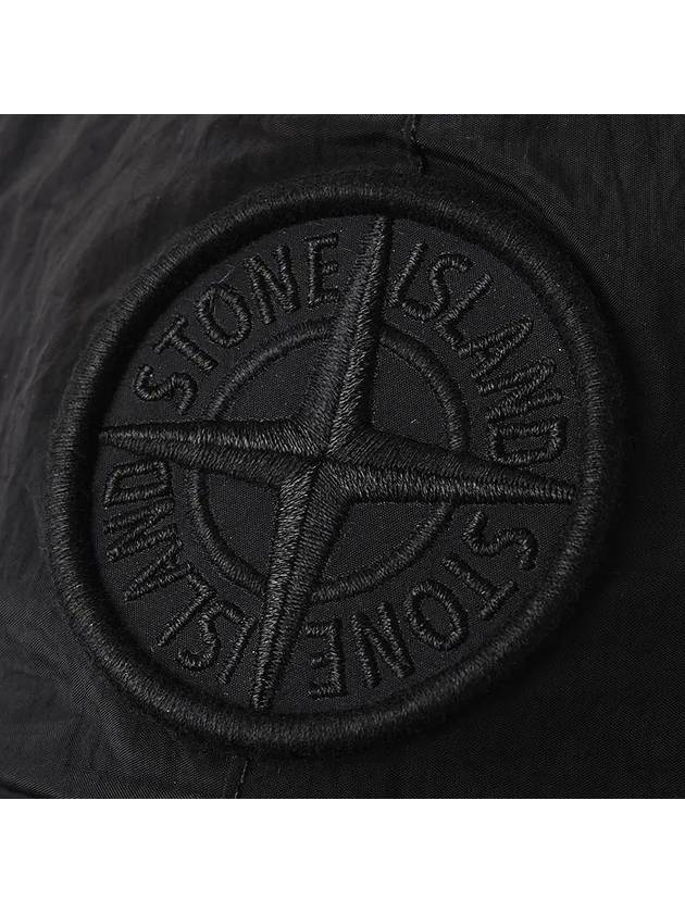 Logo Nylon Metal 6-Panel Ball Cap Black - STONE ISLAND - BALAAN 6