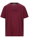 black&red striped T-shirt - Nº 21 - BALAAN 2