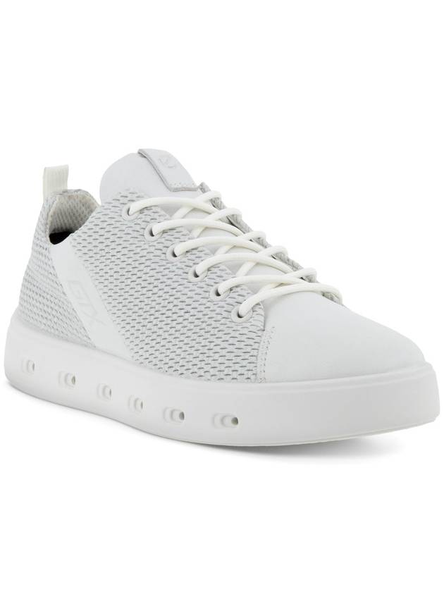 Women's Street 720 Leather Gore-Tex Low Top Sneakers White - ECCO - BALAAN 2