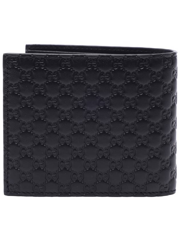 Micro GG Ssima Bifold Wallet Black - GUCCI - BALAAN 5