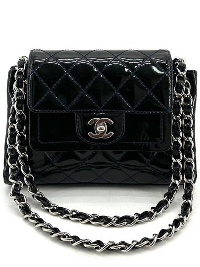 Patent flap shoulder bag mini - CHANEL - BALAAN 2