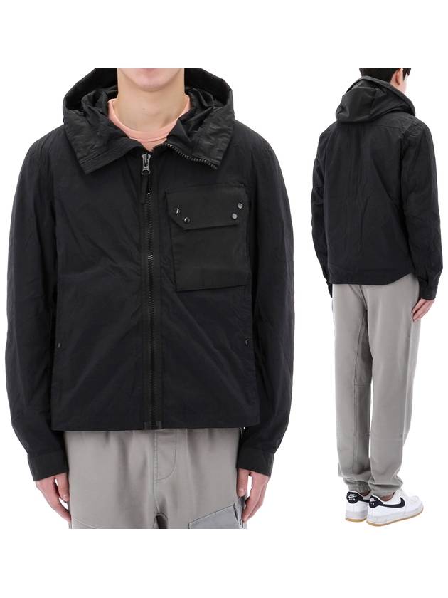 Pocket Hooded Jacket Black - TEN C - BALAAN 2