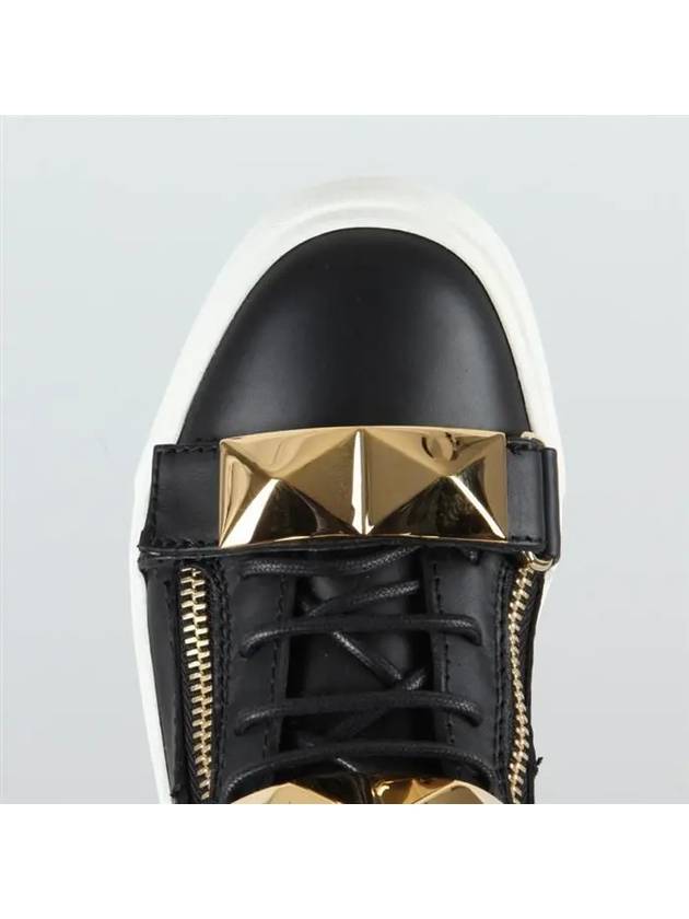 Gold Velcro High Top RW4079 BK - GIUSEPPE ZANOTTI - BALAAN 8