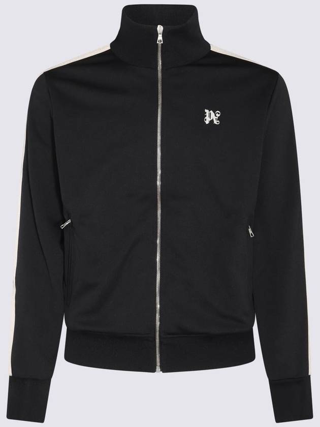 Monogram Classic Track Jacket Black - PALM ANGELS - BALAAN 2