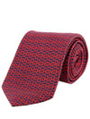 Gancini Print Tie Red - SALVATORE FERRAGAMO - BALAAN 1