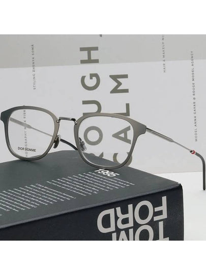 Glasses Frame 0232 R81 Matte Silver Square Metal - DIOR - BALAAN 2