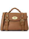 Alexa Heavy Grain Mini Tote Bag Chestnut - MULBERRY - BALAAN 2