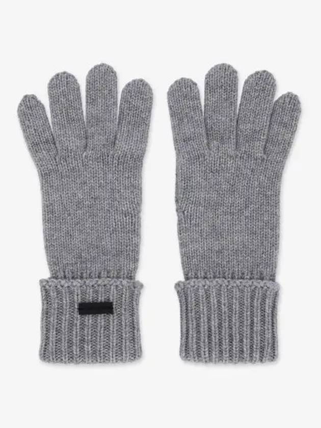 Saint Laurent Cashmere Gloves Women s Gray - SAINT LAURENT - BALAAN 2