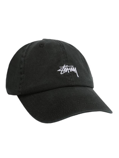 Stock Low Pro Ball Cap Black - STUSSY - BALAAN 1