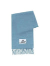 Alpaca Wool Scarf Blue - MARNI - BALAAN 2