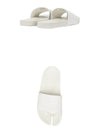 Embossed Logo Tabi Slippers White - MAISON MARGIELA - BALAAN 6