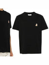 Speedy Fox Patch Comfort Short Sleeve T-Shirt Black - MAISON KITSUNE - BALAAN 2