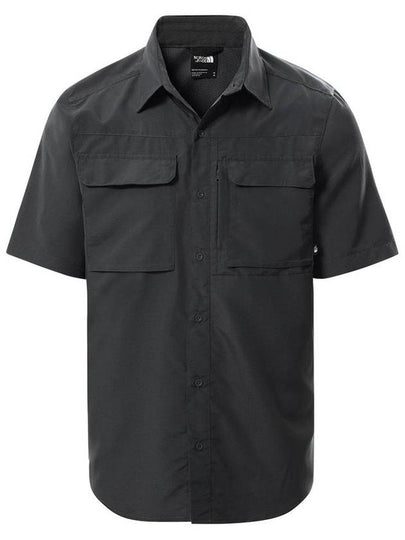 Men's Sequoia Short Sleeve Shirt Grey - THE NORTH FACE - BALAAN 2