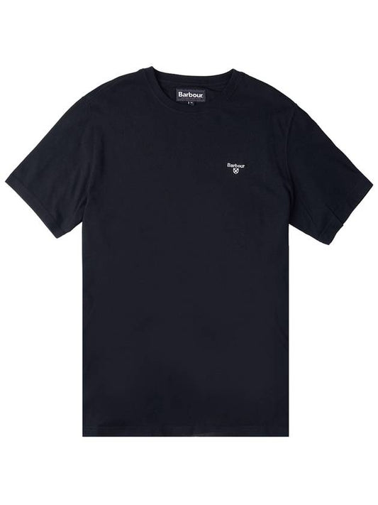 Men's Logo Embroidered Cotton T-Shirt MTS0331 BK31 - BARBOUR - BALAAN 1