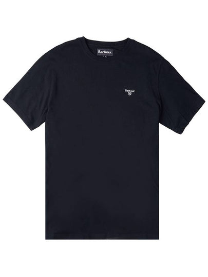 Embroidered Logo Essential Sports Short Sleeve T-Shirt Black - BARBOUR - BALAAN 2