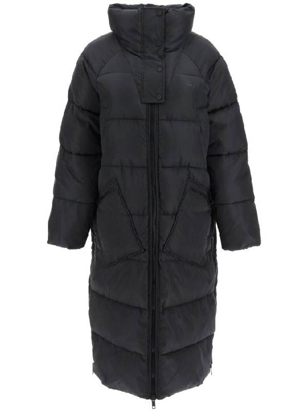 Women's Tech Puffer Oversized Long Padding Black - GANNI - BALAAN 1