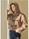 Women's Ender Toggle Short Coat Brown - MICANE - BALAAN 4