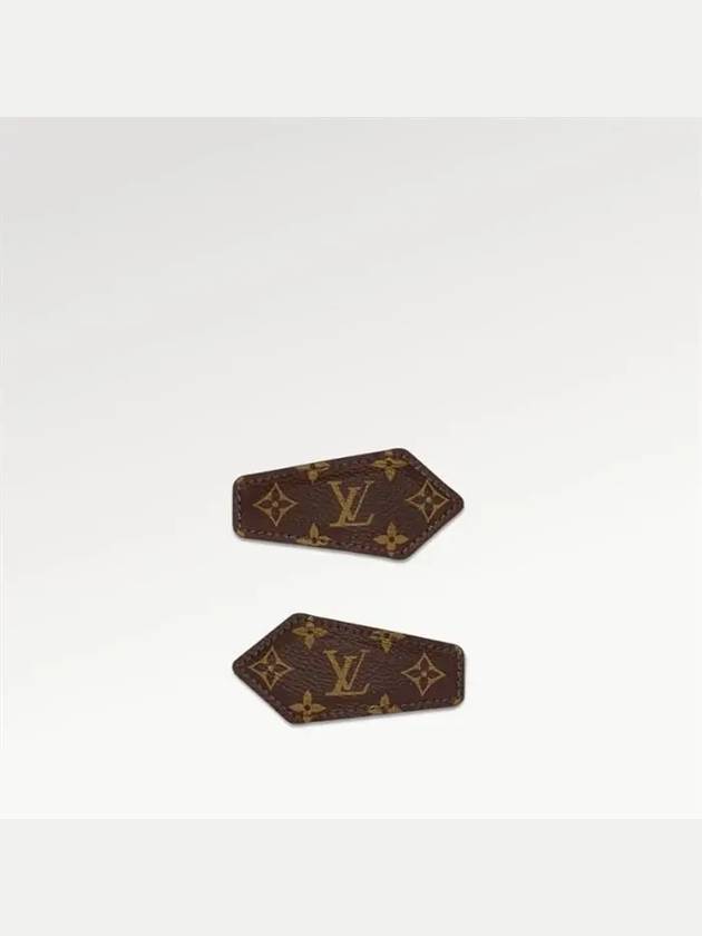 LV Backstage Hair Clip Brown - LOUIS VUITTON - BALAAN 2