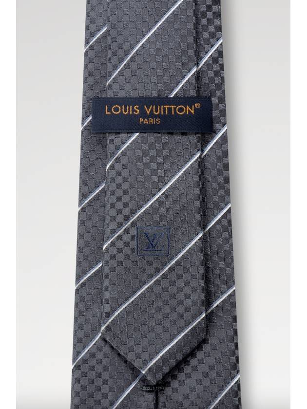 Men's Ecu Tie Grey - LOUIS VUITTON - BALAAN 5