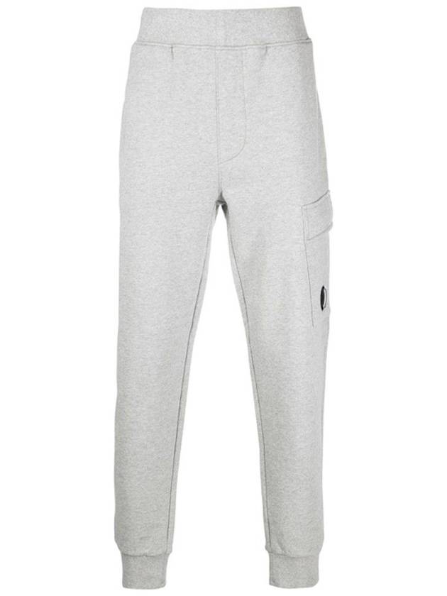 Light Fleece Utility Track Pants White - CP COMPANY - BALAAN 2