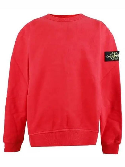 Waffen Patch Crew Neck Sweatshirt Red - STONE ISLAND - BALAAN 2