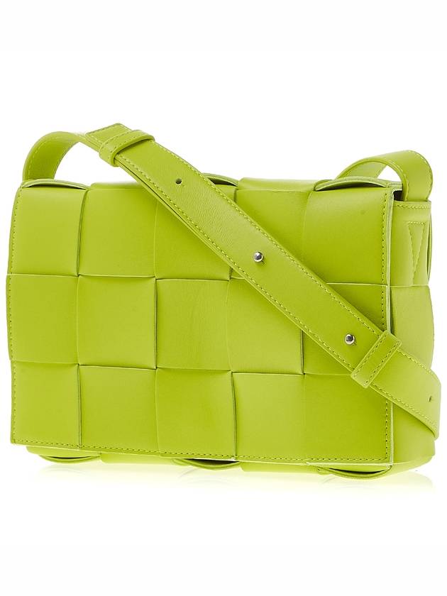 Intrecciato Cassette Cross Bag Acid Kiwi - BOTTEGA VENETA - BALAAN 3