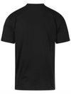 Logo Patch Short Sleeves T-Shirt Black - STONE ISLAND - BALAAN 5