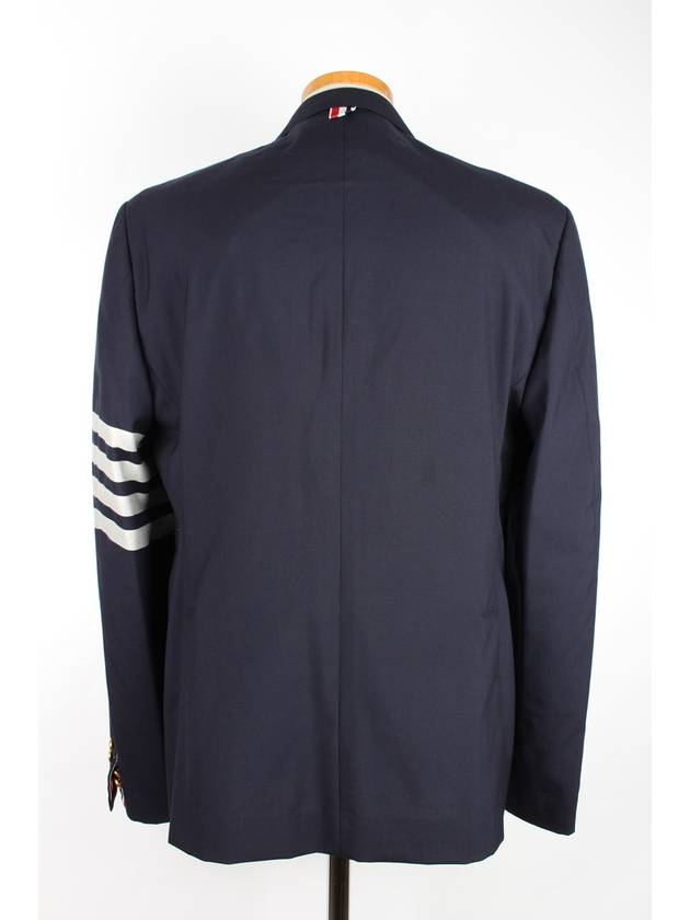 Diagonal armband classic jacket navy 3 - THOM BROWNE - BALAAN 4