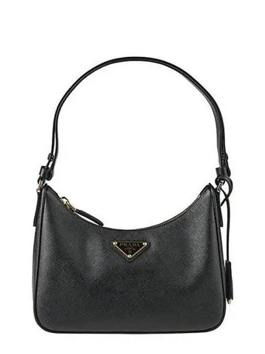 Re-Edition Saffiano Leather Mini Bag Black - PRADA - BALAAN 2