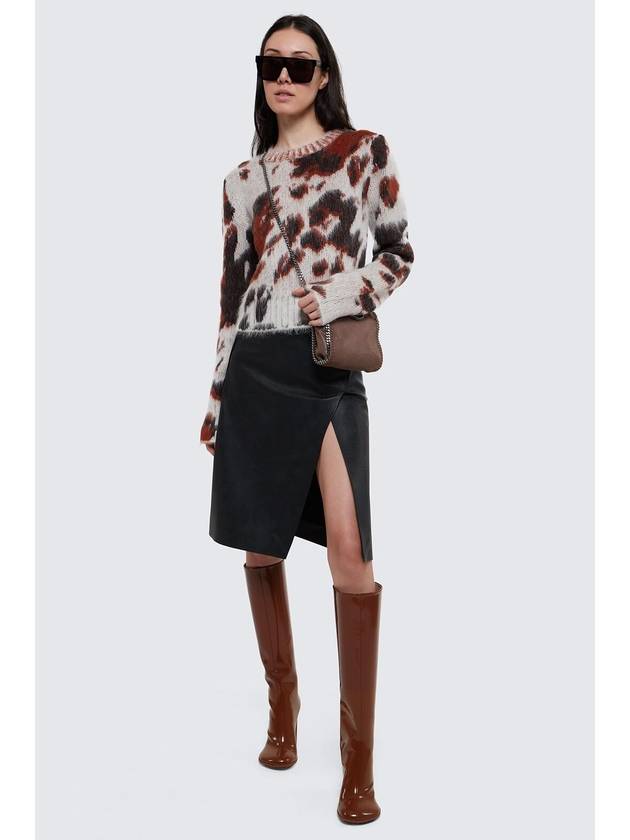 Crop Brush Horse Sweater in Wool 6K06333S24468490 B0271000501 - STELLA MCCARTNEY - BALAAN 1