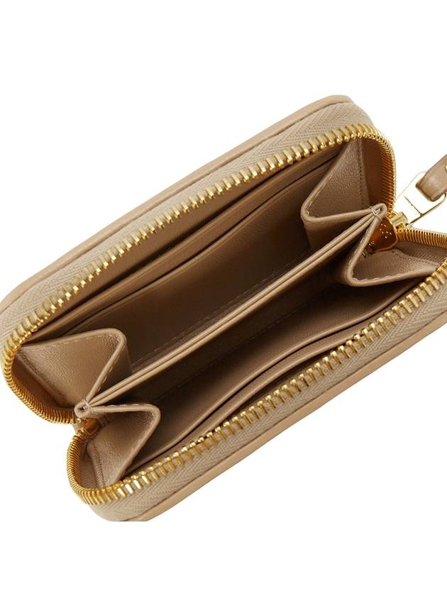 Matelasse Nappa Leather Coin Wallet Sand Beige - MIU MIU - BALAAN 5