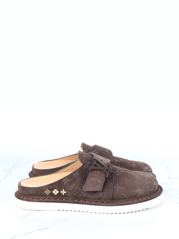 Suede Easy Mule Slippers 5 240 - LOUIS VUITTON - BALAAN 6