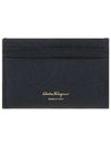 Gancini Card Wallet Black - SALVATORE FERRAGAMO - BALAAN 5