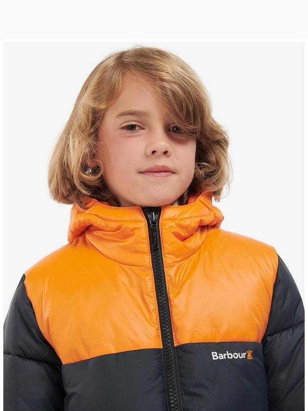 Kids Padded Jacket CQU0218 Orange Boys XXL 14 15Y - BARBOUR - BALAAN 4