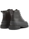 Fix Lace-Up Leather Worker Boots Black - CAMPER - BALAAN 3