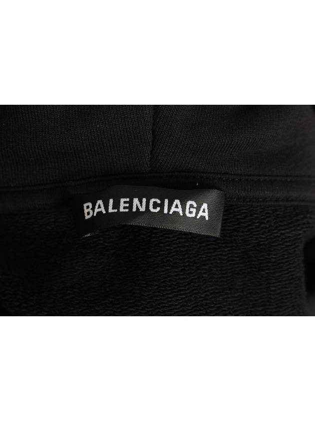 Back Logo Hoodie Black XL - BALENCIAGA - BALAAN 7