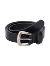 Square Real Leather Belt Black - JUN BY JUN K - BALAAN 1