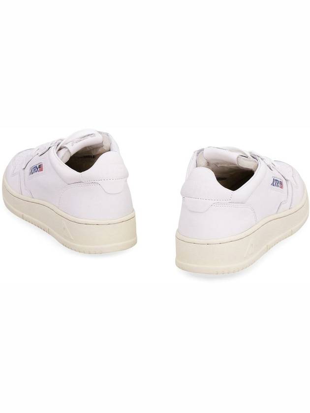 Medalist Goatskin Low Top Sneakers White - AUTRY - BALAAN 5