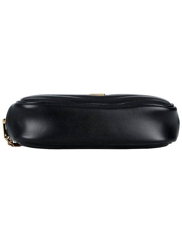 Lou Small Leather Cross Bag Black - SAINT LAURENT - BALAAN 7