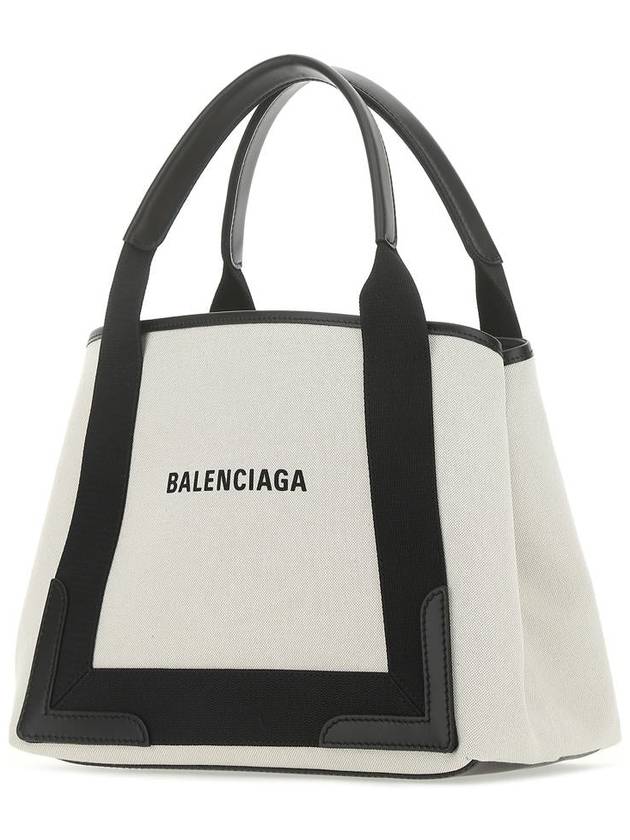 Cabas Logo Canvas Small Tote Bag Black - BALENCIAGA - BALAAN 3