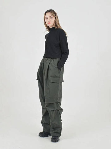 Padding Parachute Cargo Pants Brown - CHANCE'S NOI - BALAAN 1