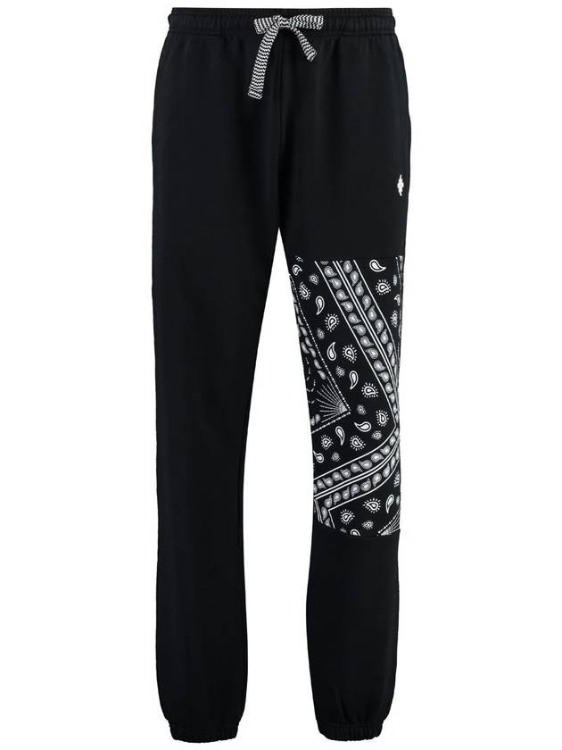 Straight Pants CMCH024F23FLE0021001 Black - MARCELO BURLON - BALAAN 2