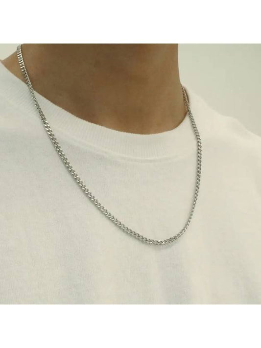 Men's Chain Necklace Surgical Steel CLEF SIDE DOT - BASSCLEF - BALAAN 2