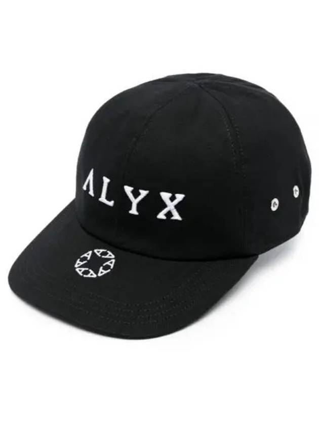 ALYX Monogram Logo Cap Black AAUHA0060FA04 - 1017 ALYX 9SM - BALAAN 1